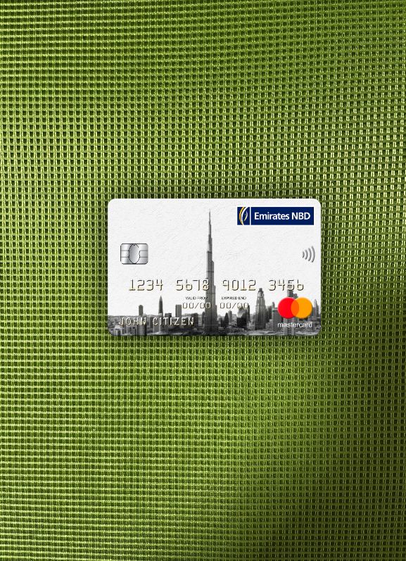 Download UAE Dubai Emirates NBD bank mastercard photolook front Photoshop template